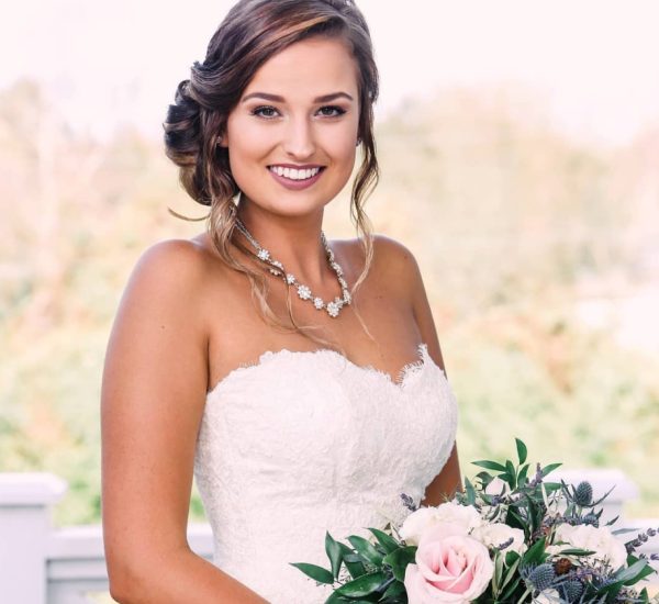 Wedding hair and makeup in wilmington